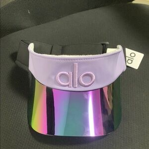 ALO Yoga Lavender and Iridescent Women's Visor